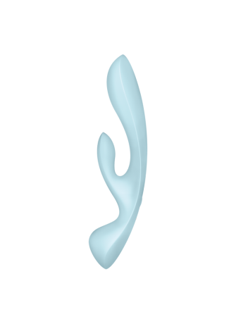 2 en 1 Rabbit point G avec stimulateur de clitoris et Wand Bleu USB Triple Oh Satisfyer - CC597813